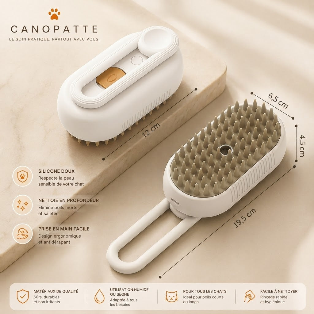 Brosse Vapeur 3-en-1 Canopatte